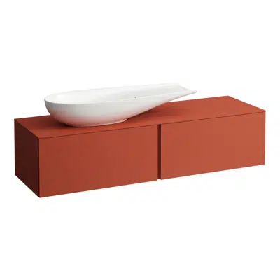 ILBAGNOALESSI Drawer element 1600, 2 drawers, with cut-out left, matches washbasin H818974