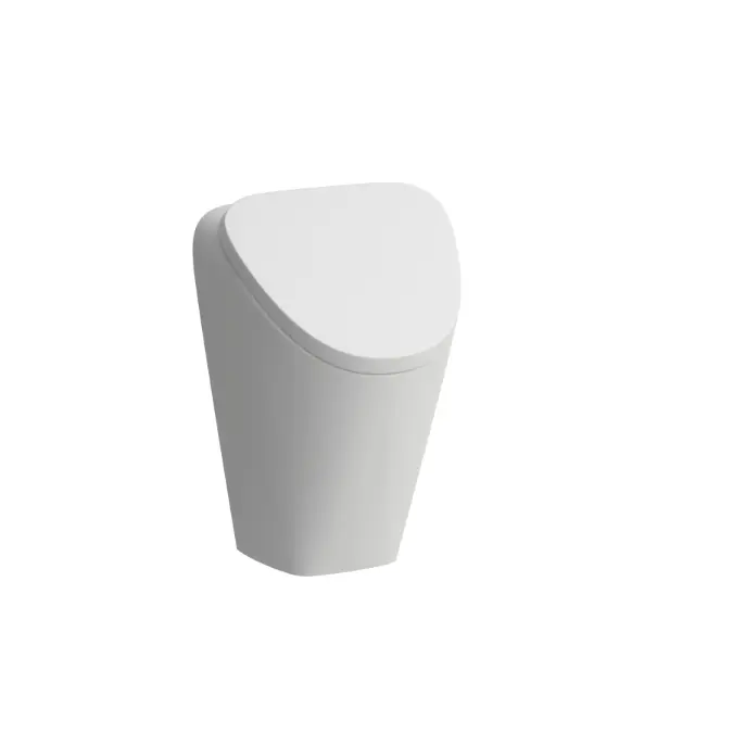 VILA 2.0 Siphonic urinal 'rimless', internal water inlet, with mounting holes for cover, with electronic control system, battery operated (6V), with integrated bluetooth
