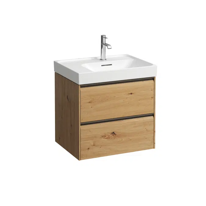 MEDA Vanity unit 600, 2 drawers, matches washbasin H817112 / H818112