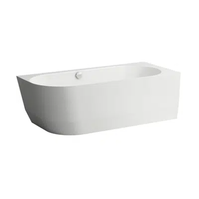 Image for LAUFEN PRO Bathtub, corner version right, incl. feet for bathtub, made of Marbond composite material