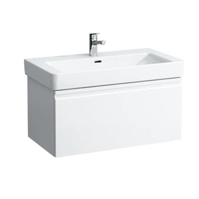 LAUFEN PRO S Vanity unit 850 mm with interior drawer, for 813965