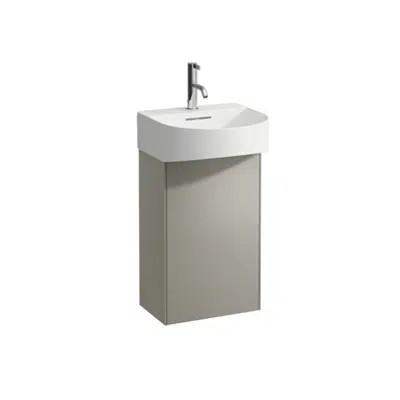 Image for SONAR Vanity unit, 1 door, left hinged, matching small washbasin 815341