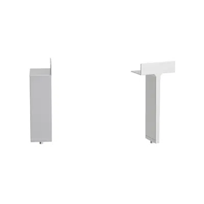 KARTELL BY LAUFEN Optional feet set (2pcs) for combi packs and tall cabinet