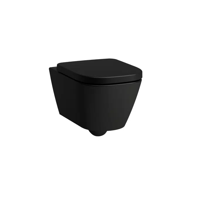 MEDA Wall-hung WC Silent flush/'rimless', washdown, advanced, without flushing rim, Easy Fit 3.0