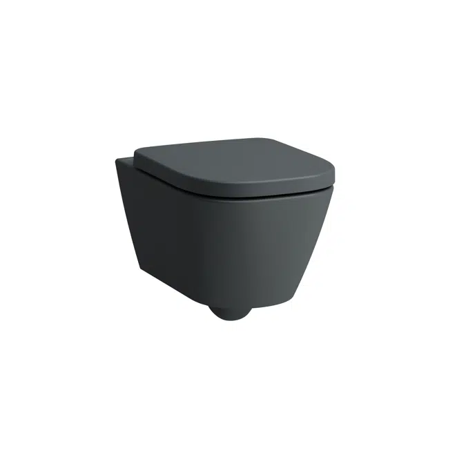 MEDA Wall-hung WC Silent flush/'rimless', washdown, advanced, without flushing rim, Easy Fit 3.0