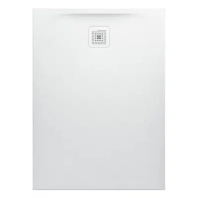 Image for LAUFEN PRO Shower tray, made of Marbond composite material, super flat, rectangular, outlet at short side