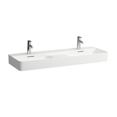 VAL Double washbasin, with semi-wet area