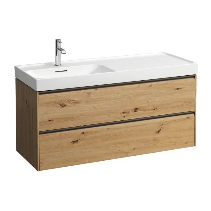 MEDA Vanity unit 1200, 2 drawers, matches washbasin H817110