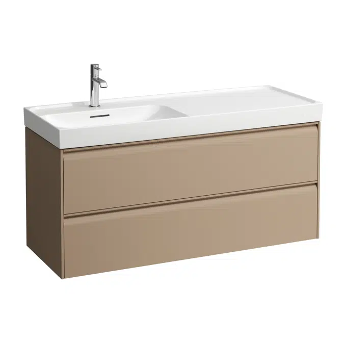 MEDA Vanity unit 1200, 2 drawers, matches washbasin H817110