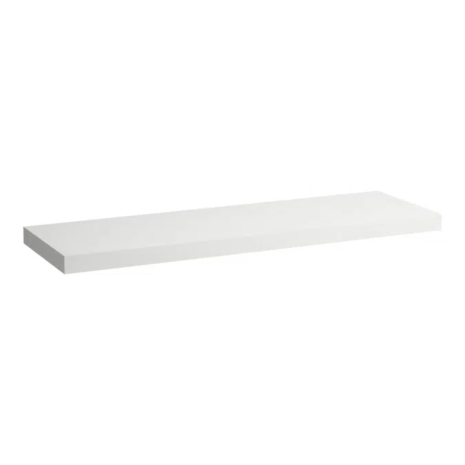 LANI Countertop 1600, without cut-out, 65 mm thick, incl. 3 installation brackets