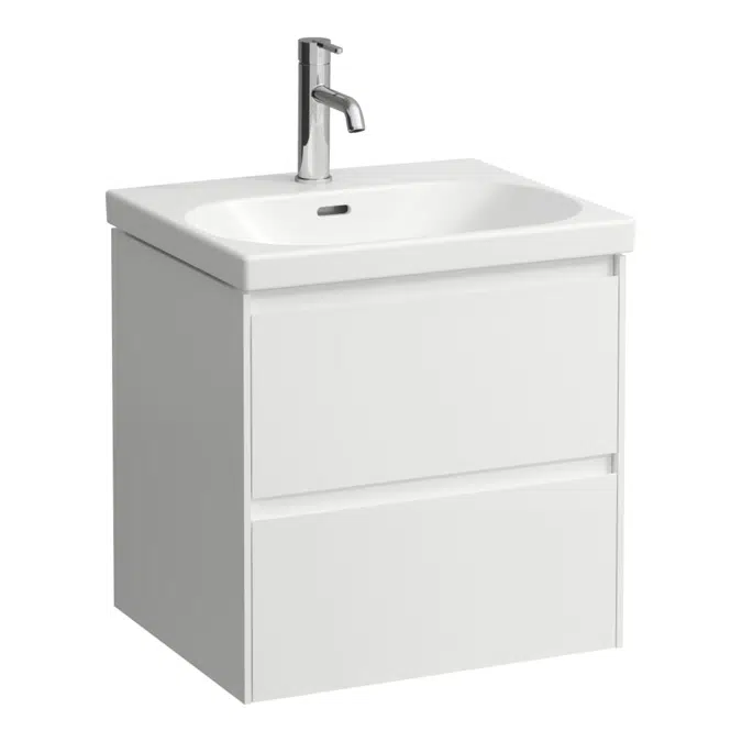 LANI Vanity unit, 2 drawers, matches vanity washbasin H810082