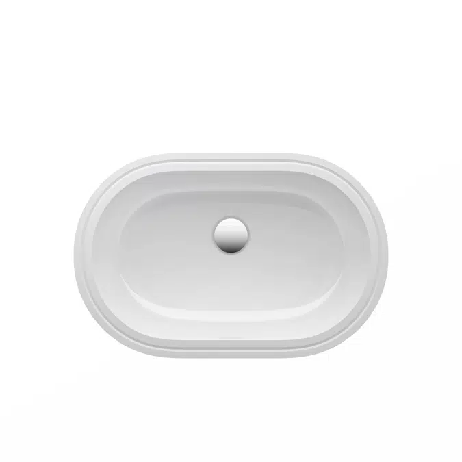 SAVOY Under-mounted washbasin, oval, ground