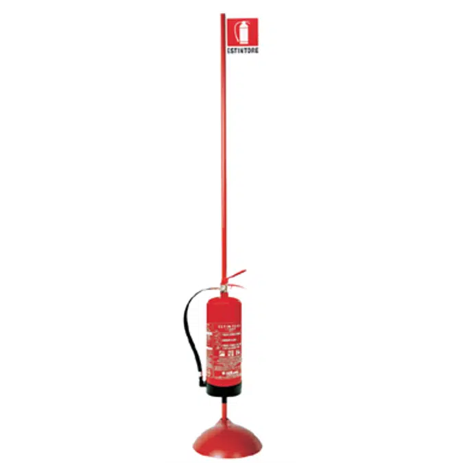 GROUND STAND FOR EXTINGUISHERS