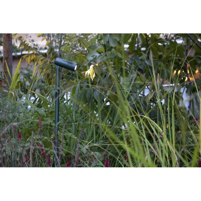 Flower with ground stake