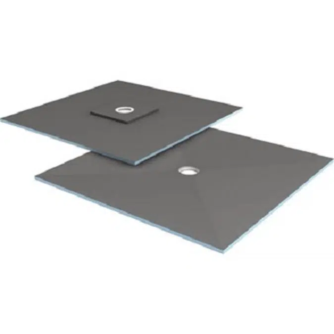 wedi Fundo Ligno floor element, centre drain US