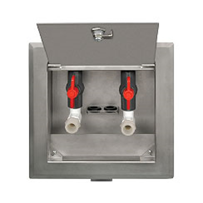 Recessed Dialysis Supply & Waste Box