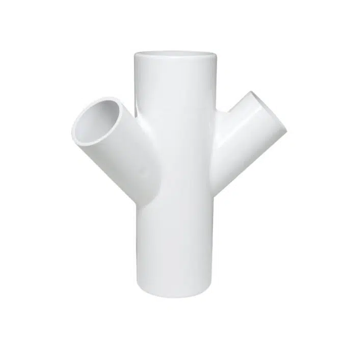Provent Double Wye - DWV Branch Fitting - 3″ X 2″