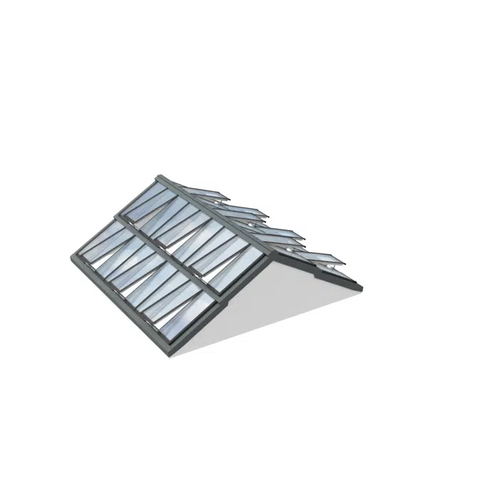 VELUX Modular Skylights - Step Ridgelight 25°