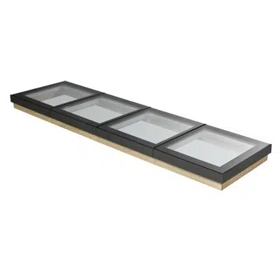 VELUX Modular Rooflight Linearlight Burglary-resistant için görüntü