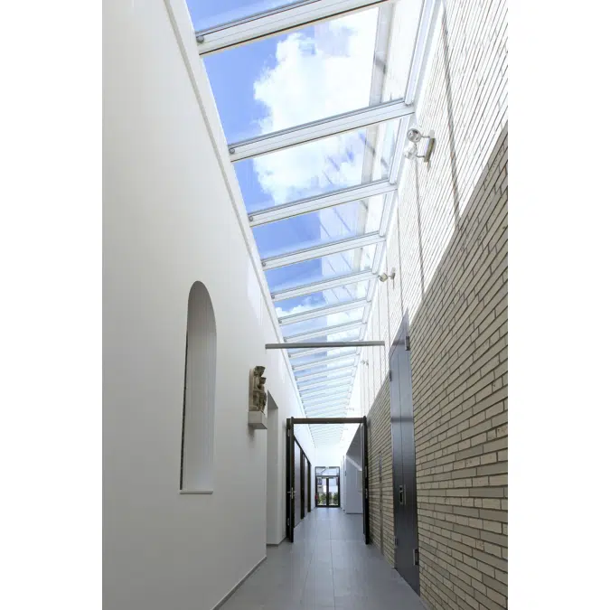 VELUX Modular Skylights - Wall-mounted Longlight 5-45°