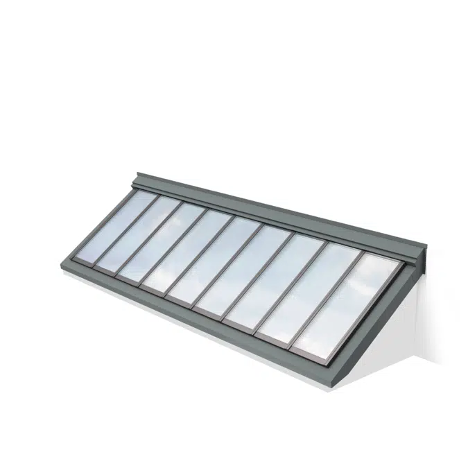 VELUX Modular Skylights - Wall-mounted Longlight 5-45°