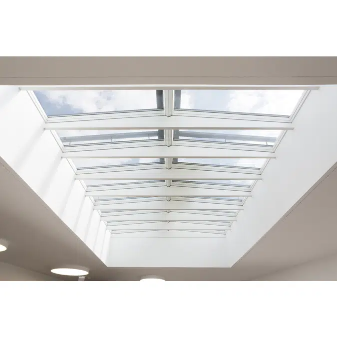 VELUX Modular Skylights - Ridgelight at 5° with Beams