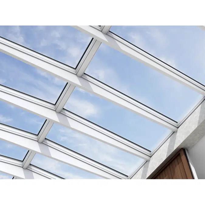 VELUX Modular Skylights - Ridgelight at 5° with Beams