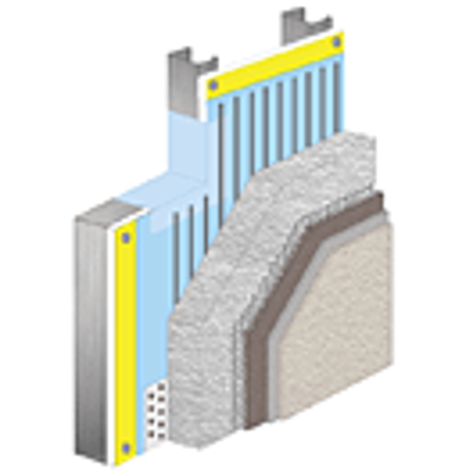 TeifsWeatherTight VNT EIFS, Metal Stud or CMU