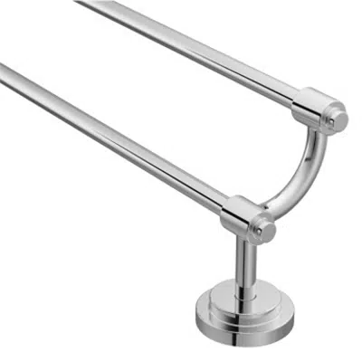 Iso Chrome 24" Double Towel Bar - DN0722CH图像