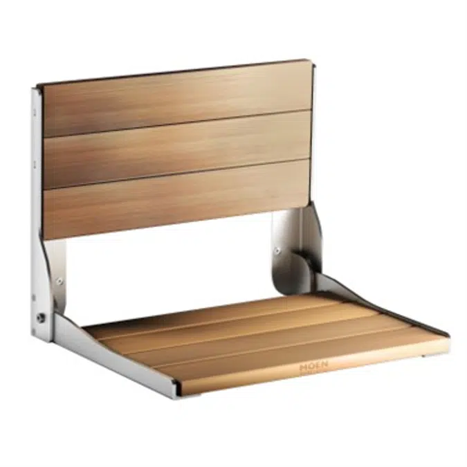 Moen Home Care Teak Folding Shower Seat - DN7110