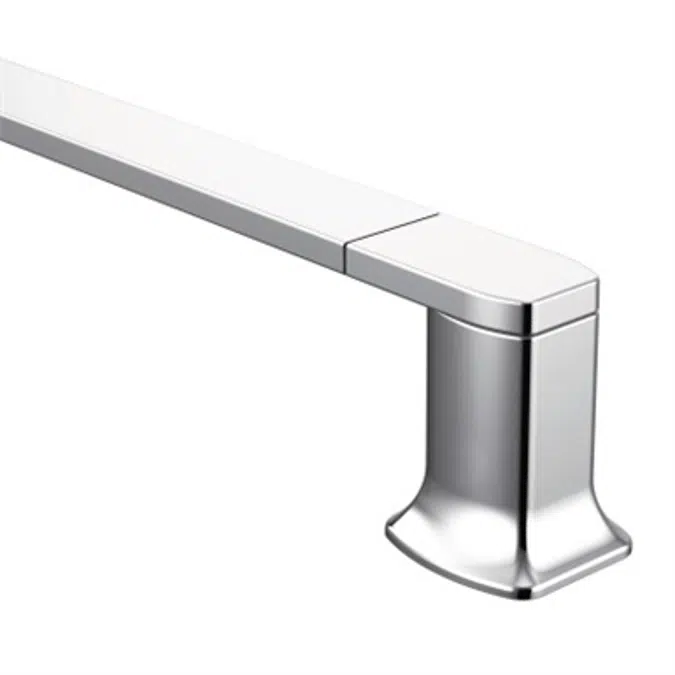 YB5024CH Via 24" Towel Bar, Chrome