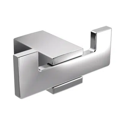 Kyvos Chrome Double Robe Hook - BP3703CH için görüntü