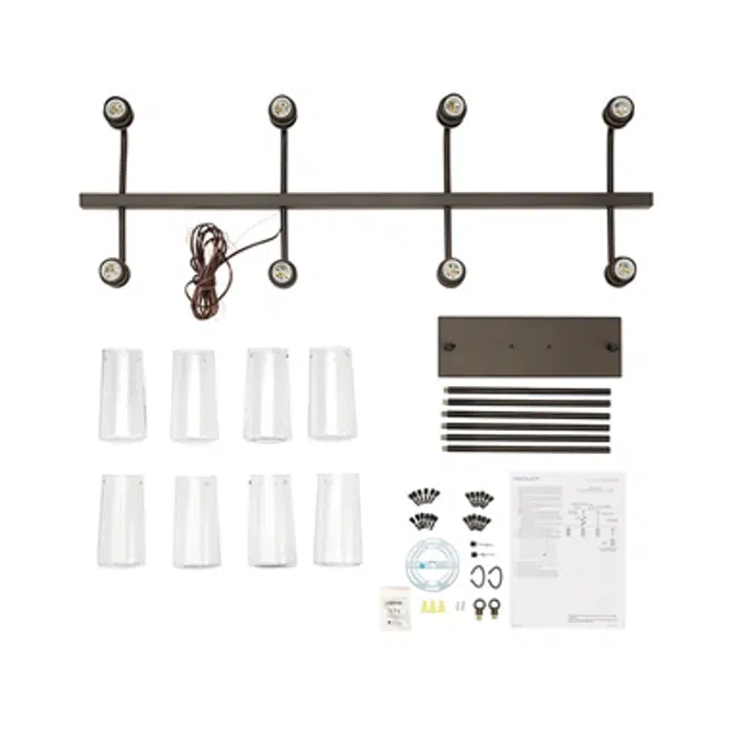 Kichler 43457OZ Braelyn 8 Light Chandelier