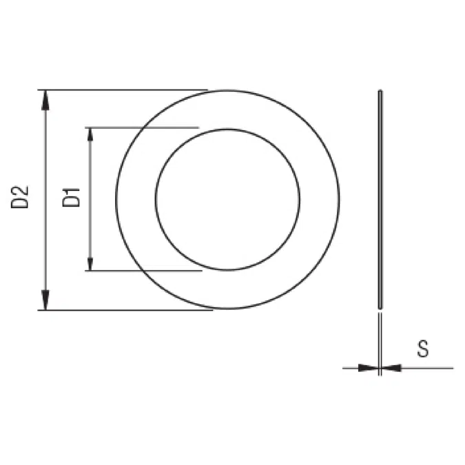 Vedação Plana Para Flange - 90017