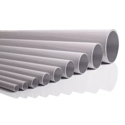 bild för Calibrated Aluminium Tubes Grey Colour 4 Mt - 90000