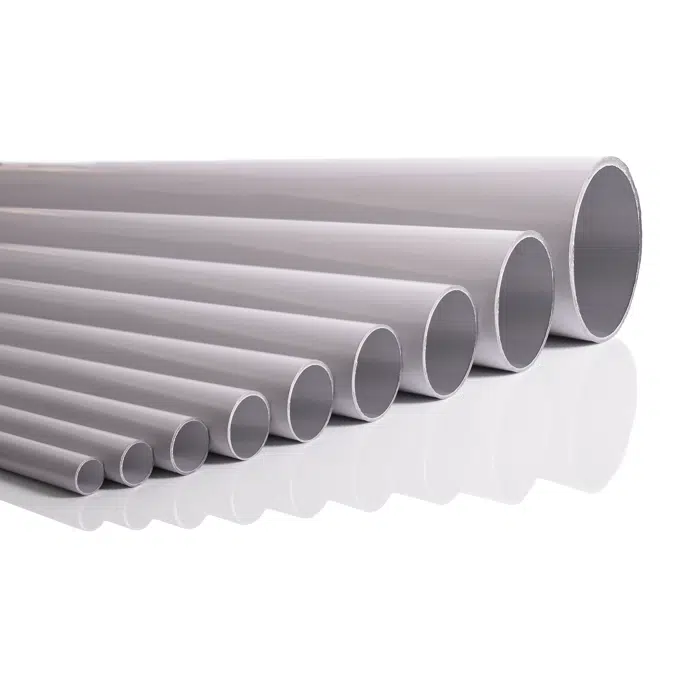 Calibrated Aluminium Tubes Grey Colour 4 Mt - 90000