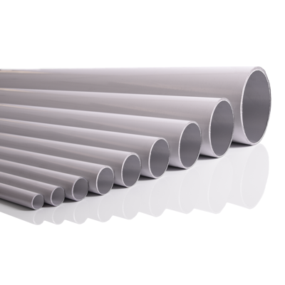 Image for Calibrated Aluminium Tubes Grey Colour 4 Mt - 90000