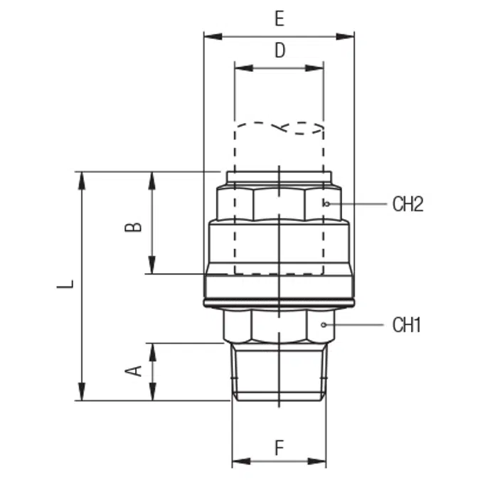 Straight Male Adaptor - 90010