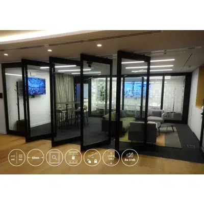 billede til TABIEXPERT TX-60 Glass Acoustic movable wall