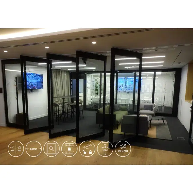 TABIEXPERT TX-60 Glass Acoustic movable wall
