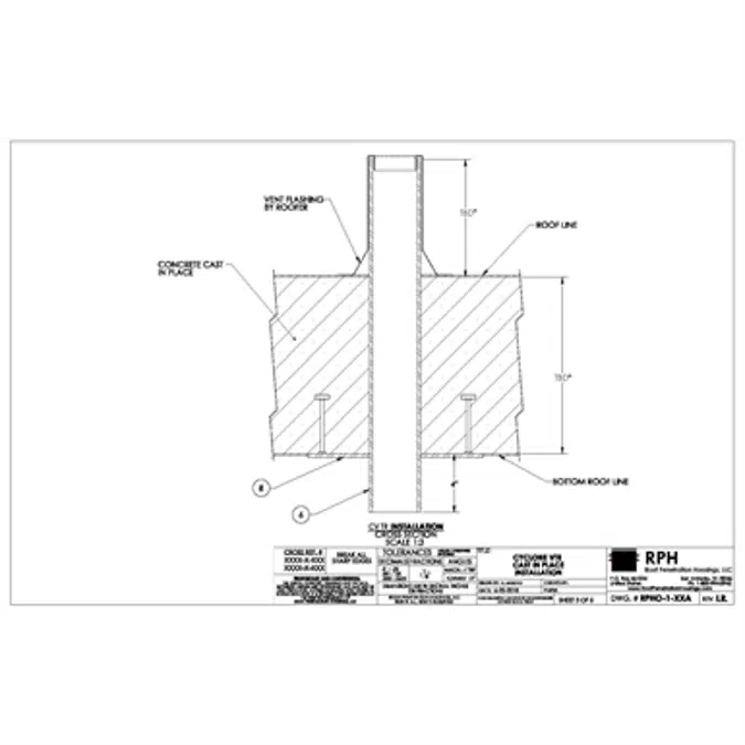 CYCLONE® Vent Through Roof | RPH (Roof Penetration Housings, LLC)