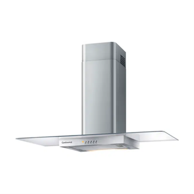 Glass 90cm range hood