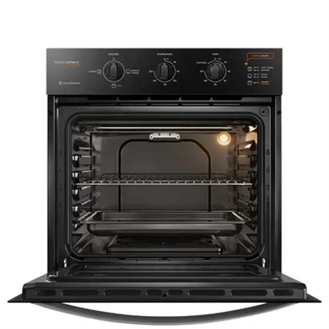 Electric built-in 75l oven with grill and timer