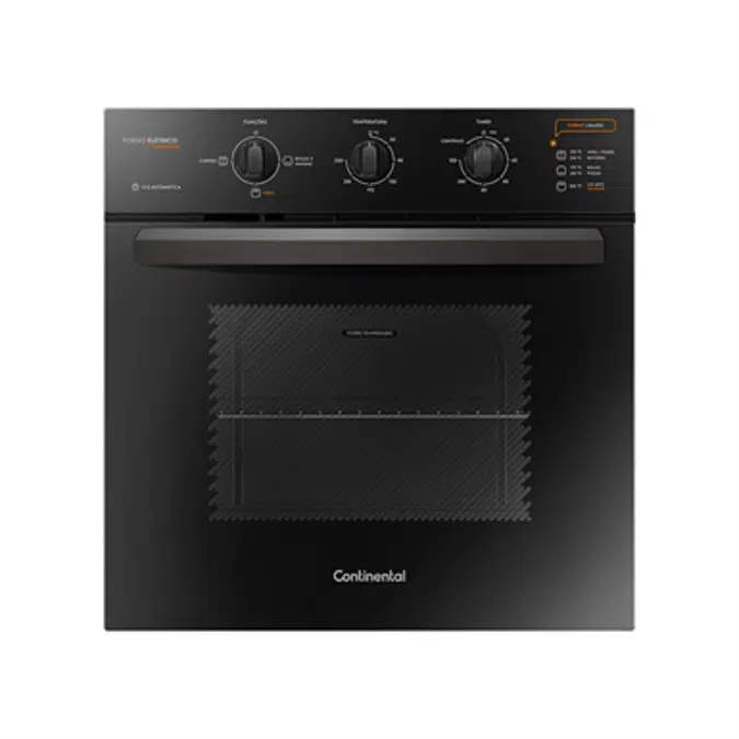 Electric built-in 75l oven with grill and timer