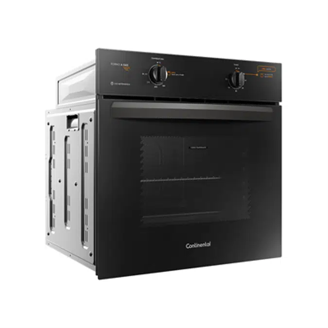 Gas built-in 73l oven with grill and timer