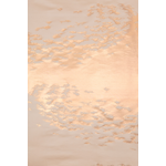fabric with cloudscape design [ cloud copper ]