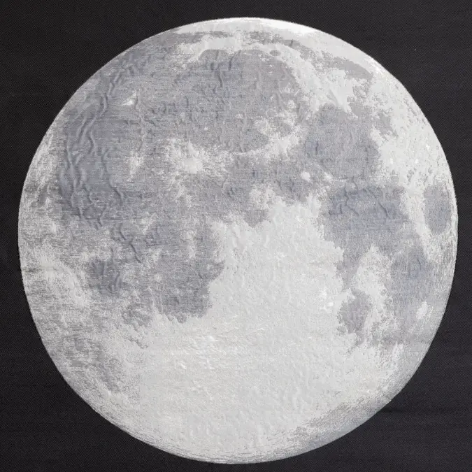 BIM 对象 - 免费下载！ Fabric with moon's surface design [ fullmoon silver ...