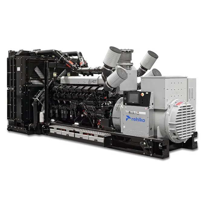 BIM objects - Free download! T2250-E, 50 Hz, Industrial Diesel ...