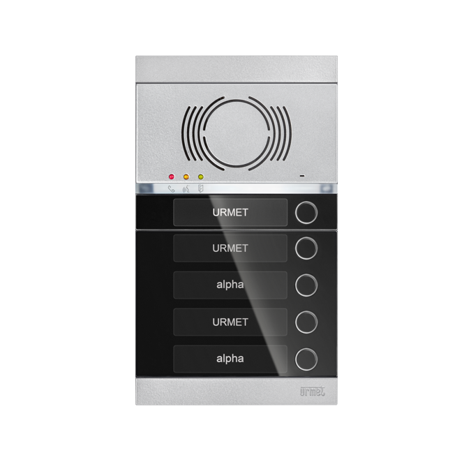 BIM objects - Free download! Modular Audio Entry Panel, Alpha, 4 users ...