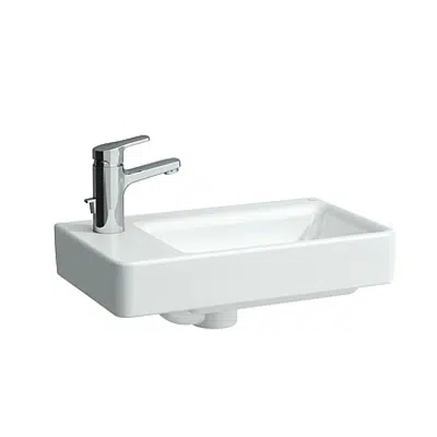 画像 Pro A washbasin 28x48 cm, white , taphole on left